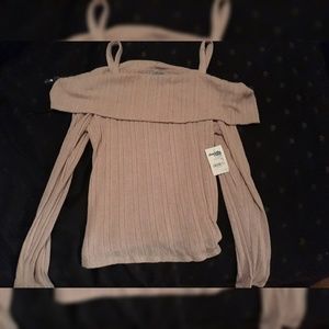 Soft Off shoulder women's shirt